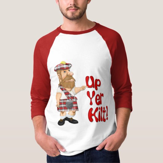 Schotse houding t-shirt (Voorkant)