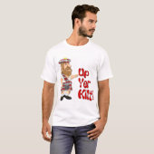 Schotse houding t-shirt (Voorkant volledig)