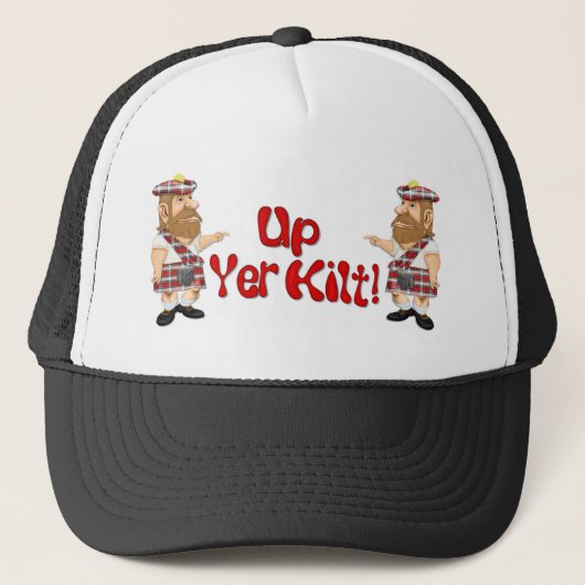 Schotse houding trucker pet (Voorkant)