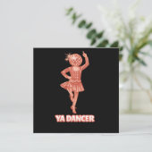 Schotse humor leuk hè danser Gefeliciteerd (Staand voorkant)