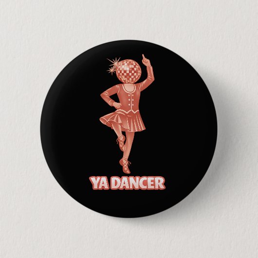 Schotse humor leuke danser Gefeliciteerd Ronde Button 5,7 Cm (Voorkant)
