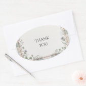 Schotse Ierse Shamrock Distel Bedankt Sticker (Envelop)