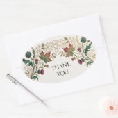 Schotse Ierse Shamrock Distel Bedankt Sticker (Envelop)