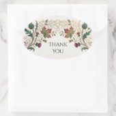 Schotse Ierse Shamrock Distel Bedankt Sticker (Tas)