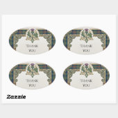 Schotse Ierse Shamrock Distel Bedankt Sticker (Vel)