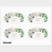 Schotse Ierse Shamrock Distel Bedankt Sticker (Vel)