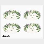 Schotse Ierse Shamrock Distel Bedankt Sticker (Vel)