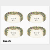 Schotse Ierse Shamrock Distel Dank U Sticker (Vel)