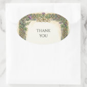 Schotse Ierse Shamrock Distel Dank U Sticker (Tas)