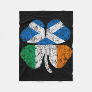 Schotse Ierse St Patricks Schotland Ierland Shamro Fleece Deken