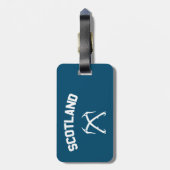 Schotse ijsklimmen bagagelabel (Achterkant verticaal)