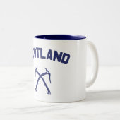 Schotse ijsklimmen tweekleurige koffiemok (Voorkant rechts)