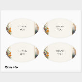 Schotse Indiase Distel Paisley Bedankt Sticker (Vel)