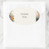 Schotse Indiase Distel Paisley Bedankt Sticker (Tas)