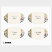 Schotse Indiase Distel Paisley Bedankt Sticker (Vel)