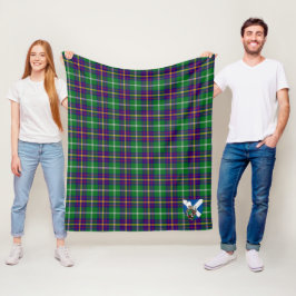 Schotse Inglis Tartan Schotse ruit Fleece Deken