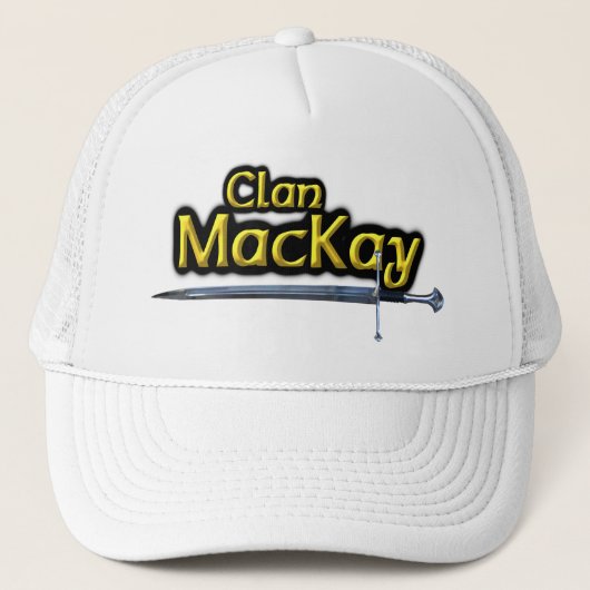 Schotse inspiratie van Clan MacKay Trucker Pet (Voorkant)