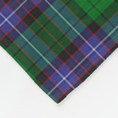 Schotse jager van Peeblesshire Tartan Pset Fleece Deken (Hoek)