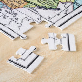 Schotse kaart Legpuzzel (Zijkant)