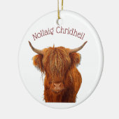 Schotse kabeljauw keramisch ornament (Links)