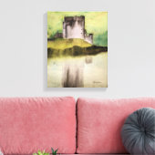 SCHOTSE KASTELEN, WATERVERF CANVAS PRINT (Insitu (Woonkamer))