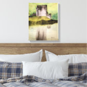SCHOTSE KASTELEN, WATERVERF CANVAS PRINT (Insitu (Slaapkamer))