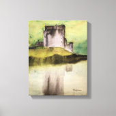 SCHOTSE KASTELEN, WATERVERF CANVAS PRINT (Voorkant)