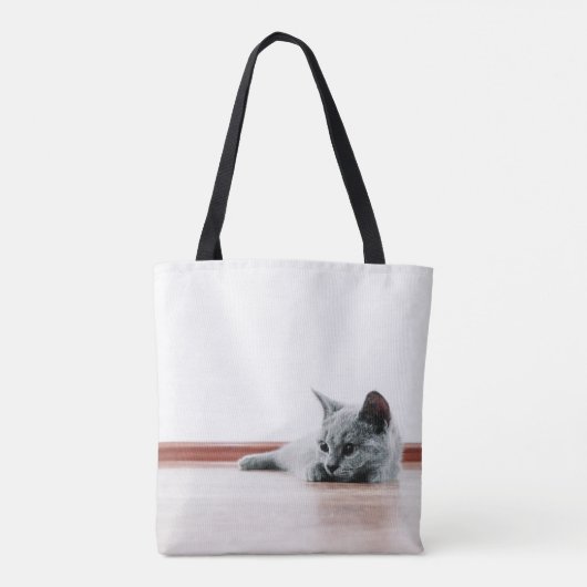Schotse kat Kitten Super Cute Tote Bag (Achterkant)