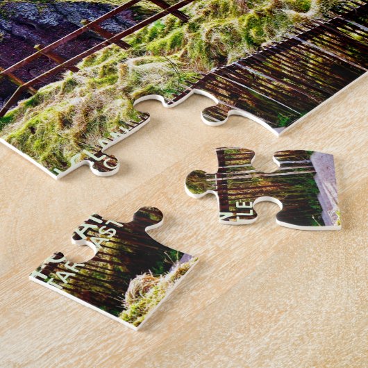 Schotse Keith Clan's Dunnottar Castle Foto Legpuzzel (Zijkant)