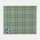 Schotse Kelly Tartan Plaid Fleece Deken (Voorkant (Horizontaal))