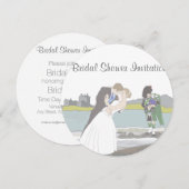 Schotse, Keltische bruiloft thema Vrijgezellenfees Kaart (Voorkant / Achterkant)