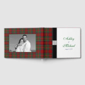 Schotse Keltische Royal Stuart Tartan bruiloft Gastenboek (Volledig)