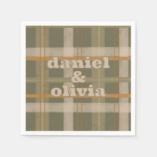 Schotse Keltische Tartan Patroon Wedding Servet