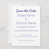 Schotse, Keltische Trouw Distel Thema Save the Da Kaart (Achterkant)