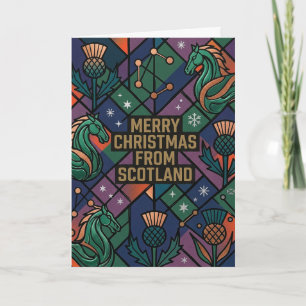Schotse Kerstkaart van Highland Yule Kaart
