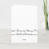 Schotse Kerstmis van Terrier Feestdagen Kaart (Achterkant)