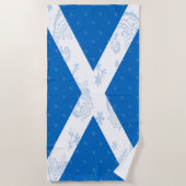 Schotse keukenhanddoek strandlaken (Voorkant)