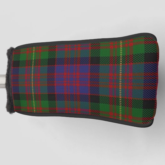 Schotse kleuren Clan Carnegie Tartan Plaid Golfheadcover (Voorkant)