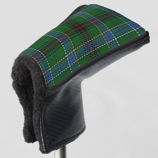 Schotse kleuren Clan Duncan Tartan Pset Golfheadcover (3/4 voorkant)