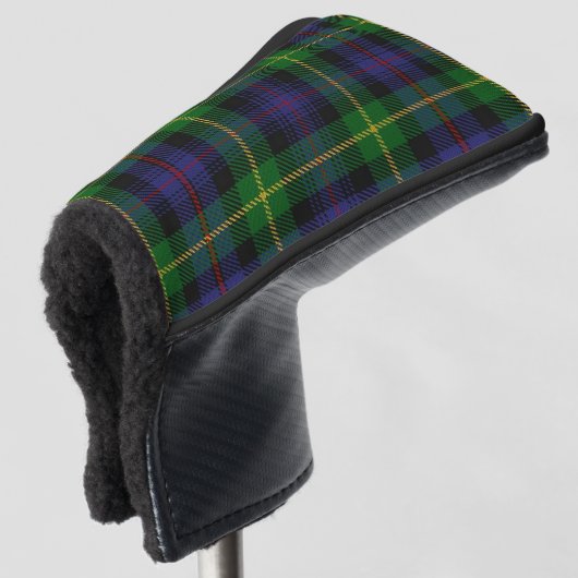 Schotse kleuren Clan Farquharson Tartan Pset Golfheadcover (3/4 voorkant)