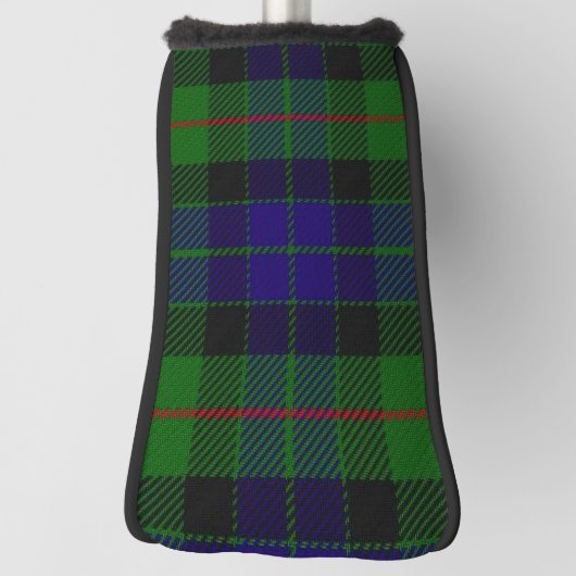 Schotse kleuren Clan Gunn Tartan Pset Golfheadcover (Draai 90)