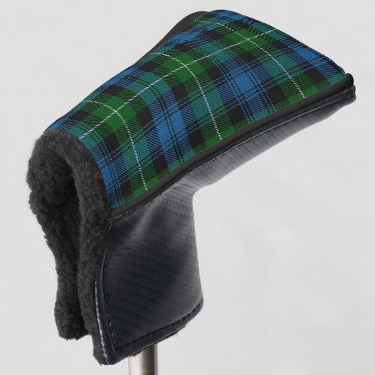 Schotse kleuren Clan Lamont Tartan Pset Golfheadcover (3/4 voorkant)