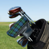 Schotse kleuren Clan Lamont Tartan Pset Golfheadcover (Insitu)