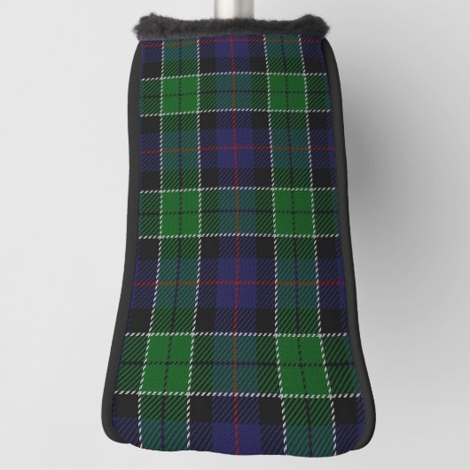 Schotse kleuren: Clan Leslie Hunting Tartan Pset Golfheadcover (Draai 90)