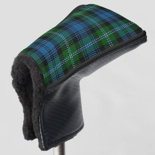 Schotse kleuren Clan Lyon Tartan Pset Golfheadcover (3/4 voorkant)