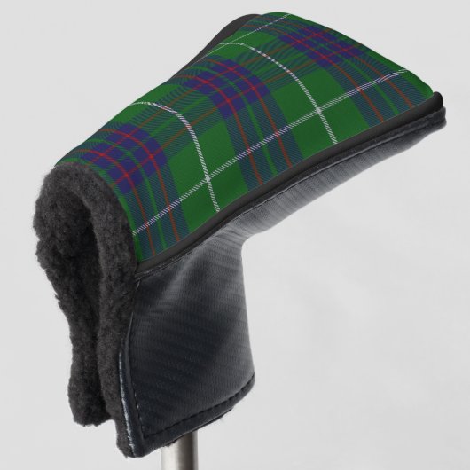 Schotse kleuren Clan MacIntyre Tartan Pset Golfheadcover (3/4 voorkant)