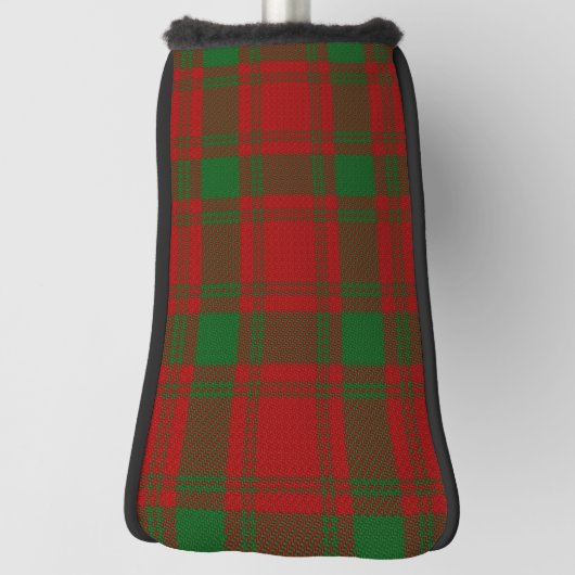 Schotse kleuren Clan MacQuarrie Tartan Plaid Golfheadcover (Draai 90)