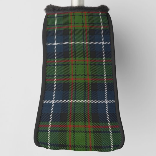 Schotse kleuren Clan MacRae Hunting Tartan Pset Golfheadcover (Draai 90)