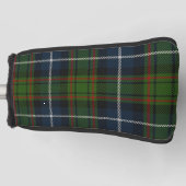 Schotse kleuren Clan MacRae Hunting Tartan Pset Golfheadcover (Voorkant)