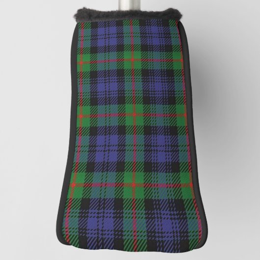 Schotse kleuren Clan Murray Tartan Pset Golfheadcover (Draai 90)